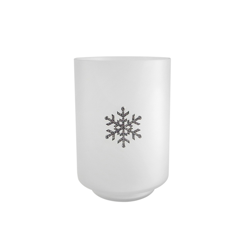 Frosted Snow Glass Wax Bottle YD-CX-045
