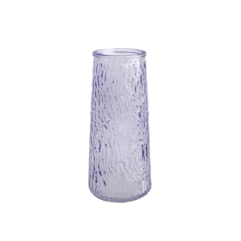 Purple Glass Vases & Wax Bottle YD-SS-036