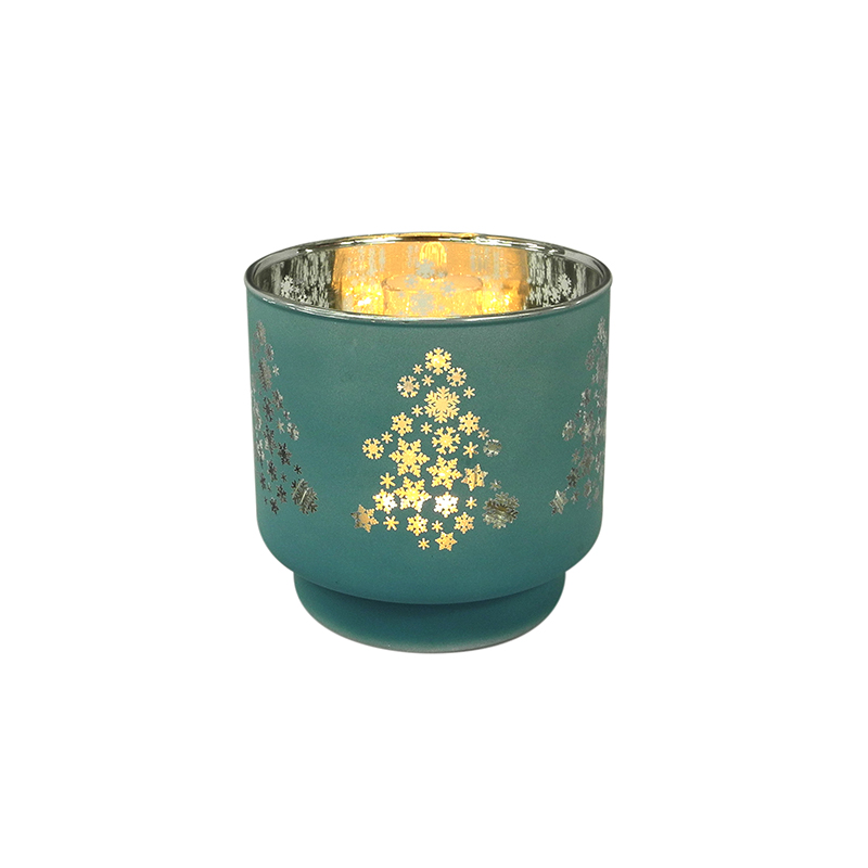 Green Christmas Candle Holder & Wax Bottle YD-CX-024