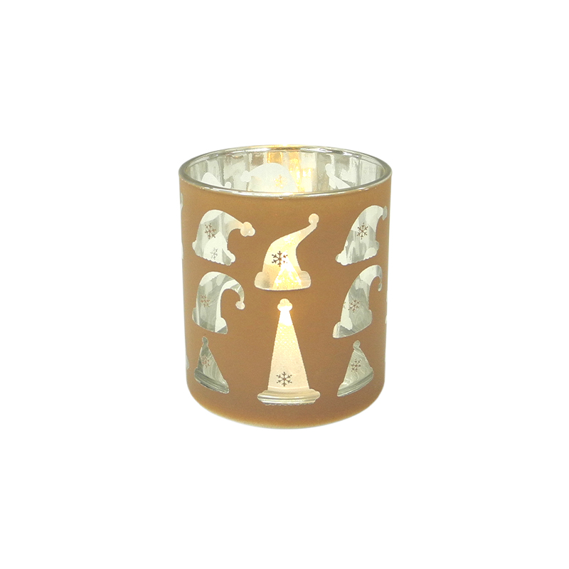Brown Christmas Candle Holder & Wax Bottle Brown Christmas Candle Holder & Wax Bottle YD-CX-021