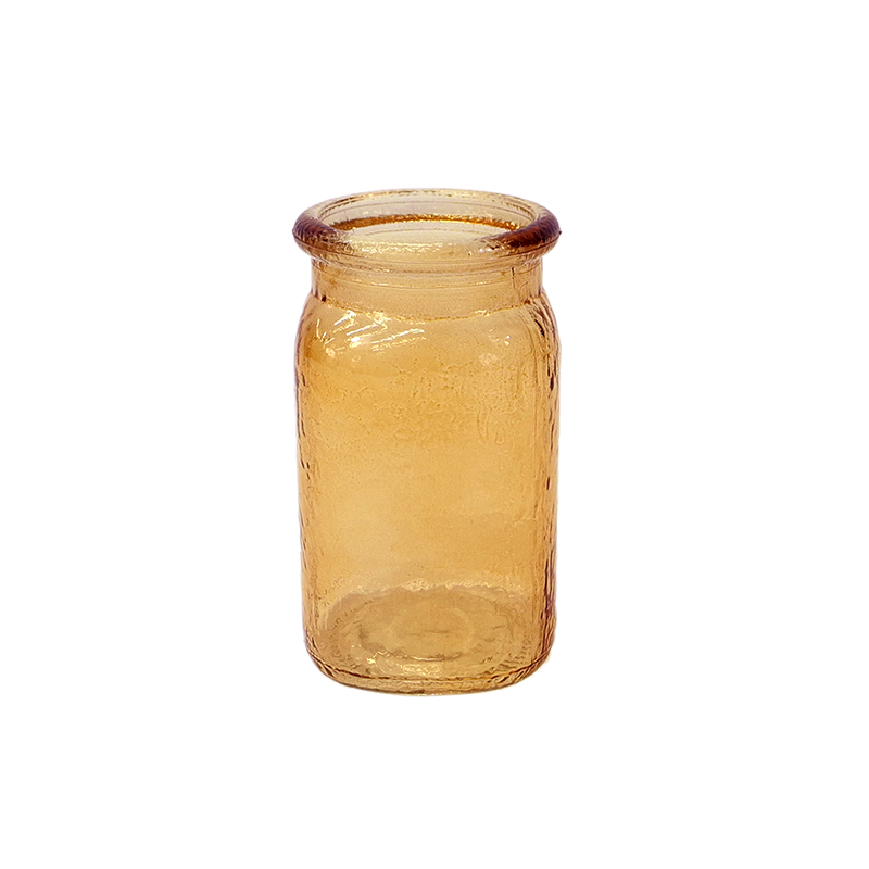 Metal Edge Glass Vase YD-CGV-073