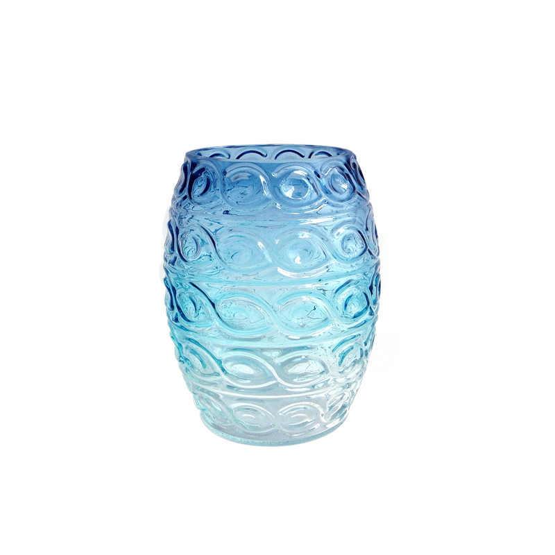 Blue Gradient Glass Vases YD-OBS-034
