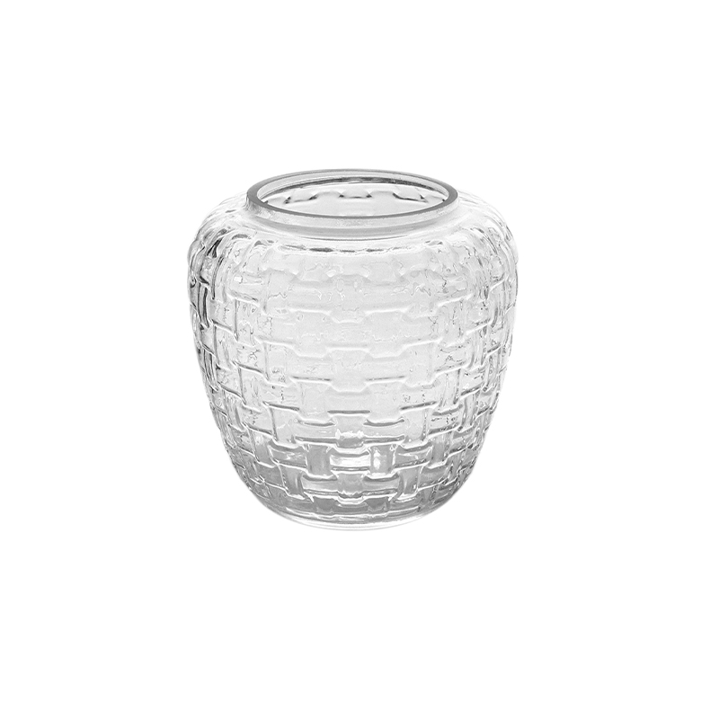 Round Transparent Glass Vases YD-ND-028