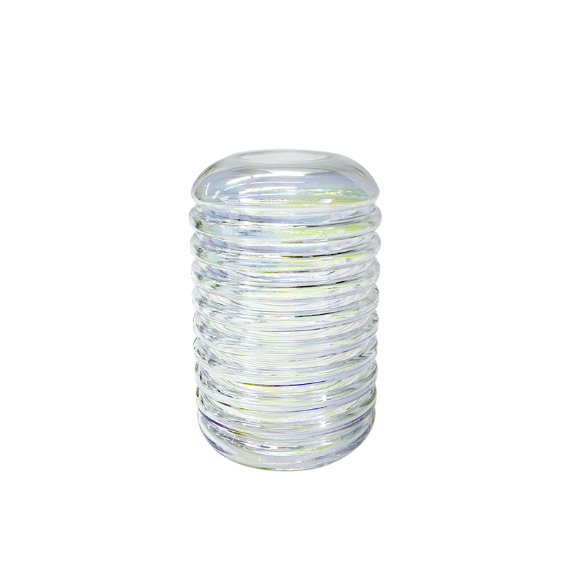 Cylindrical Colorful Glass Vases YD-CGV-077
