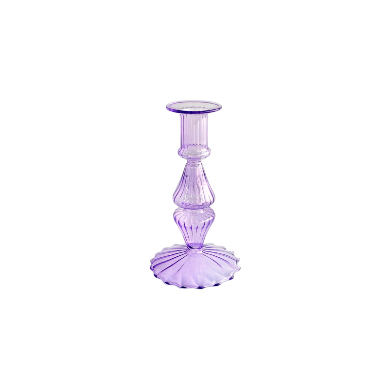 Purple Lamp Candel Holder YD-LCH-009