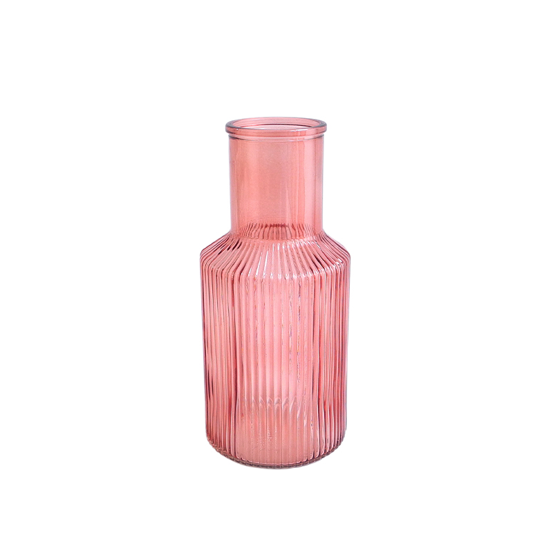 Pink Glass Vases & Wax Bottle YD-SS-007
