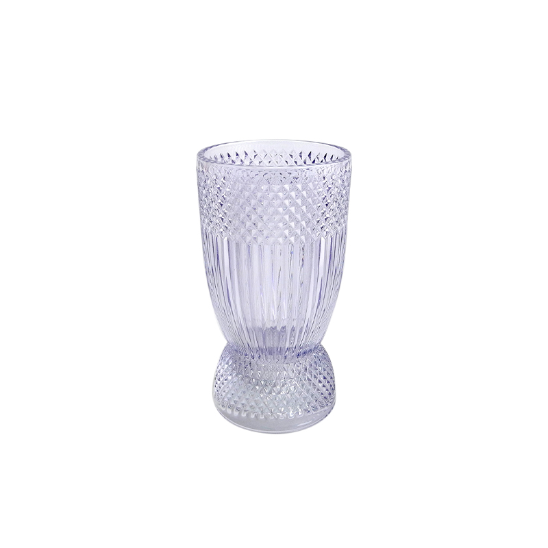 Purple Glass Vases & Wax Bottle YD-HDWC-156