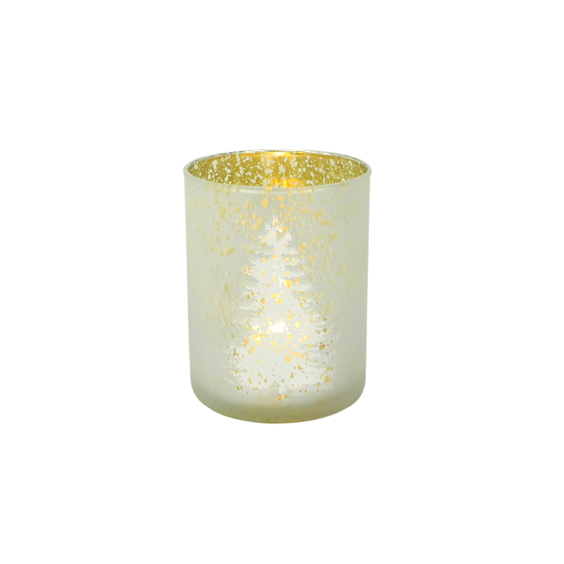 Beige Christmas Candle Holder & Wax Bottle YD-CX-022