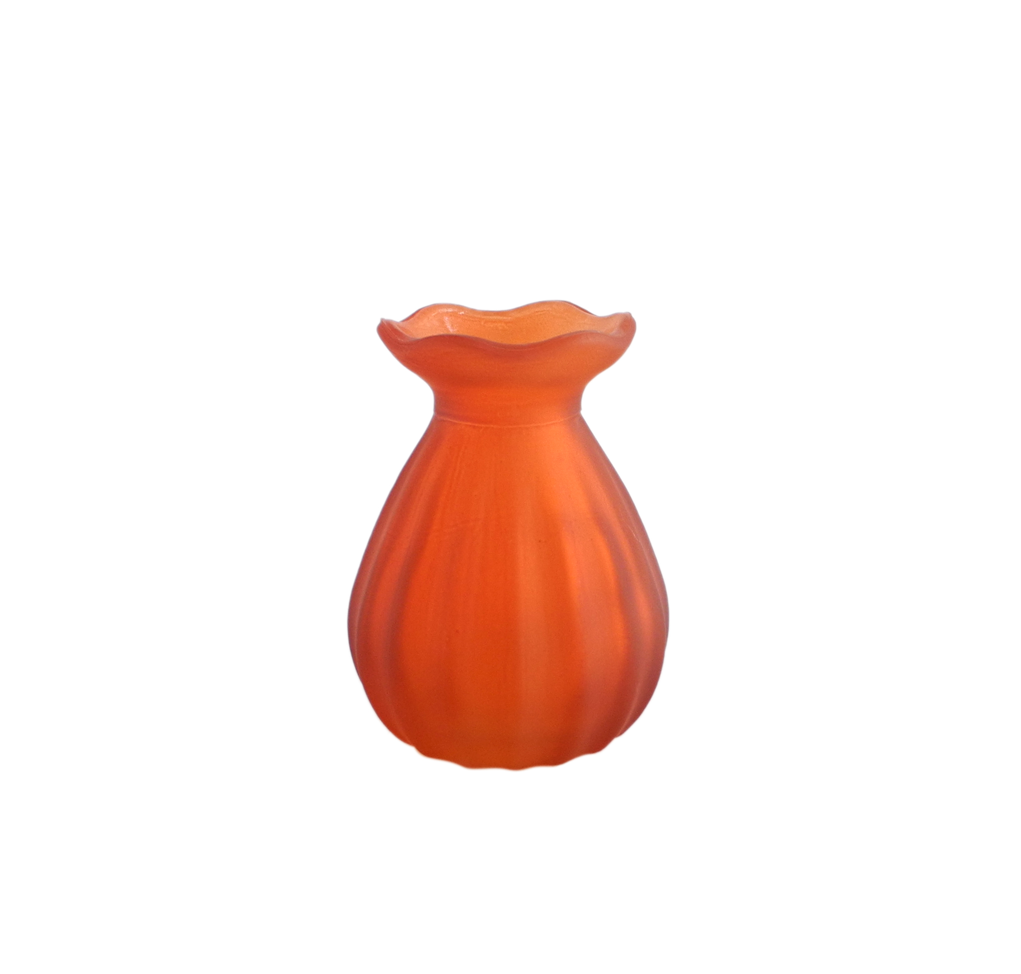 Orange Simple Texture Glass Vases YD-ND-112