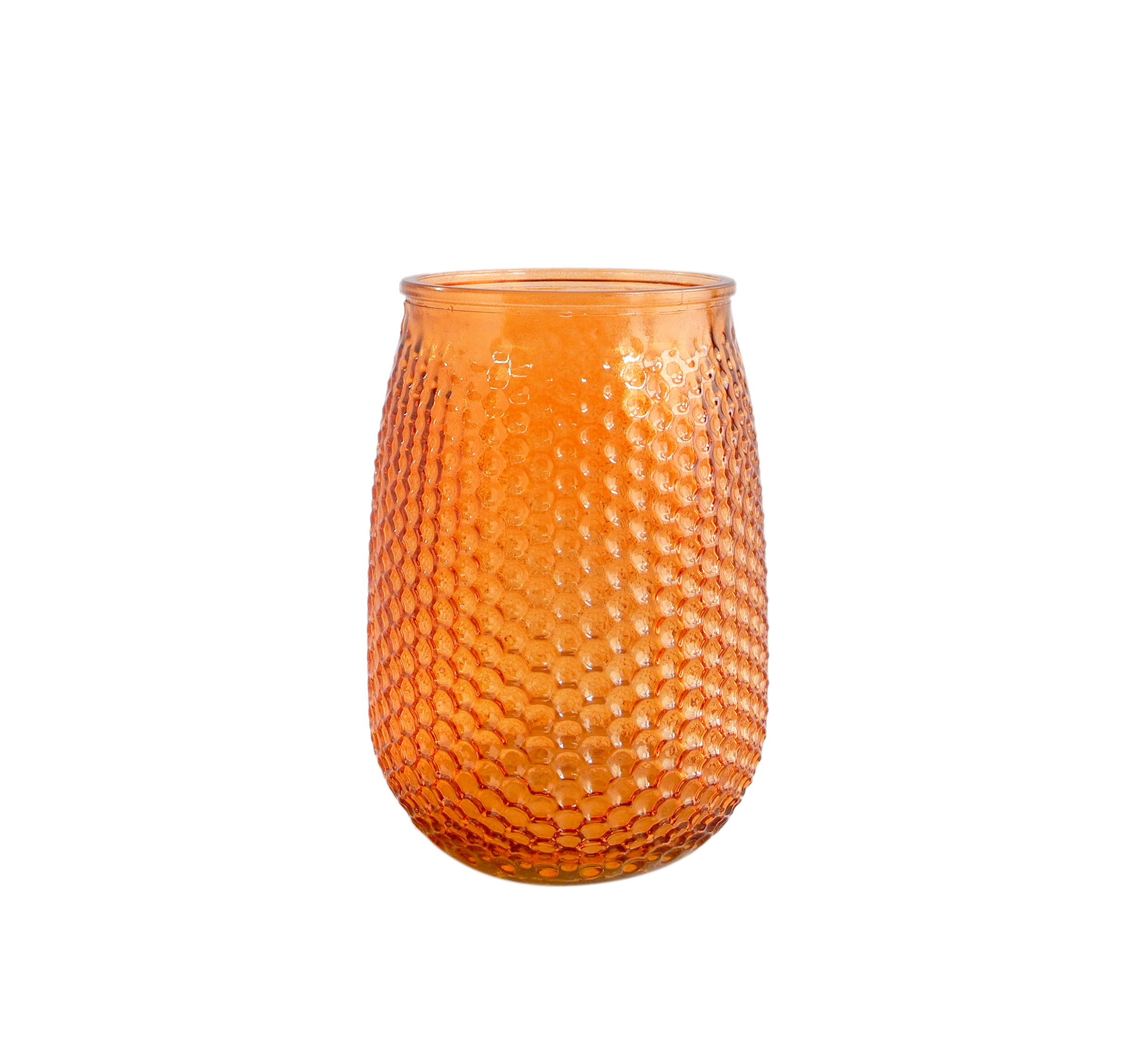 Orange Texture Glass Vases YD-CGV-041