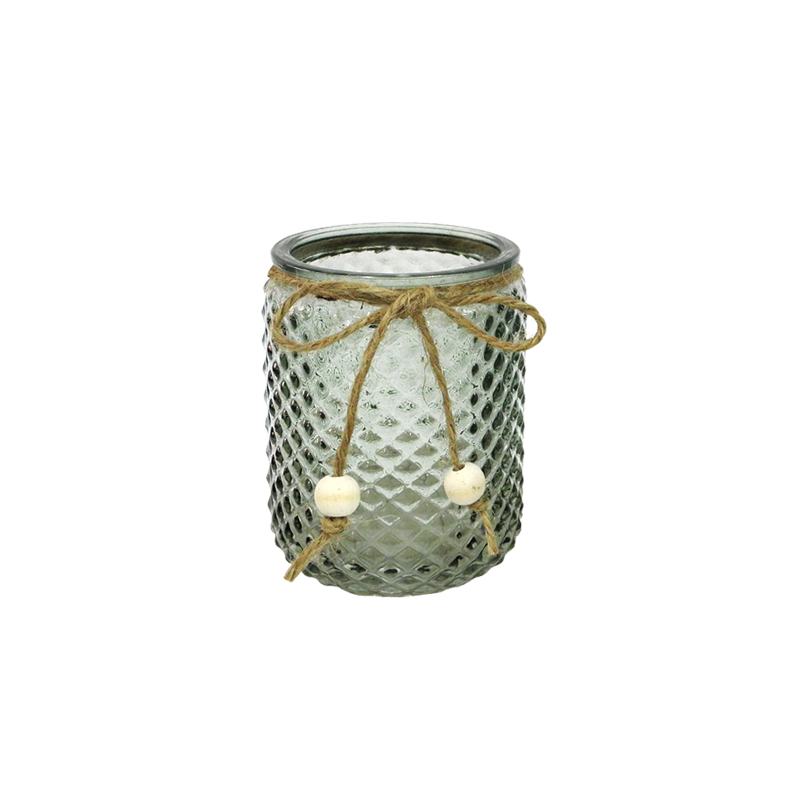 Maple Grey Glass Vase YD-TDH-006