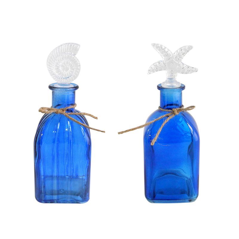 Cartoon Plug Blue Glass Vases YD-OBS-025