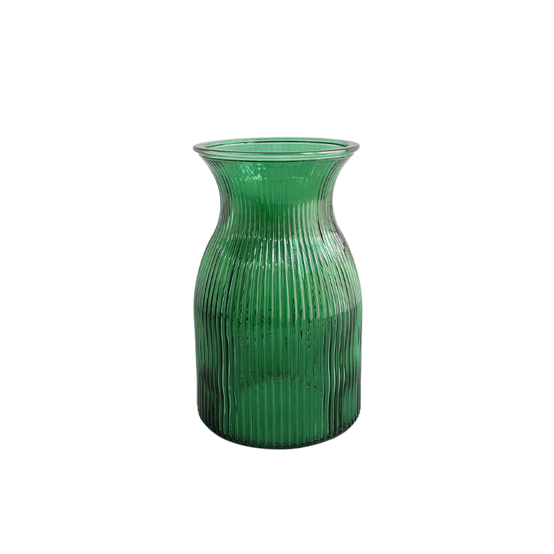 Green Stripes Glass Vases YD-ND-110