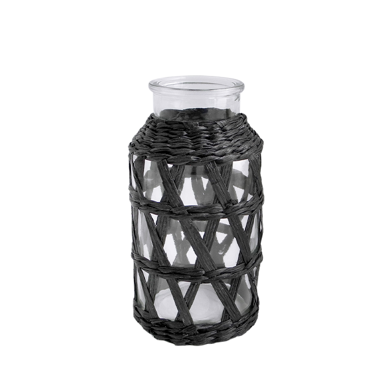 Black Paper Glass Vases YD-ACC-010