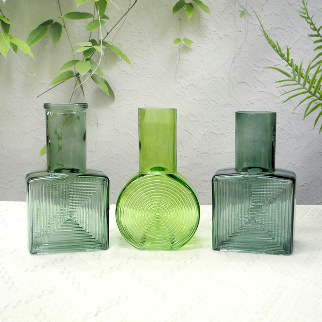 Green Series Spring & Summer Glass Vases YD-SS-019