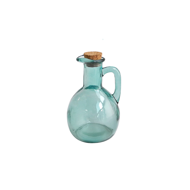 Blue Grey Glass Container YD-GC-033