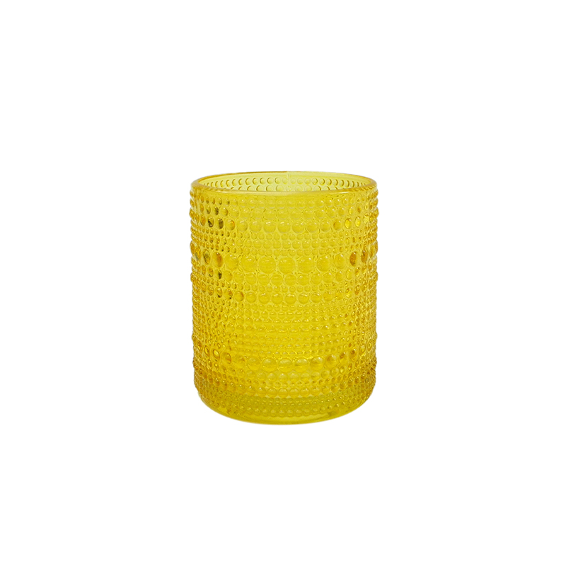 Yellow Candle Holder & Wax Bottle YD-HDWC-160