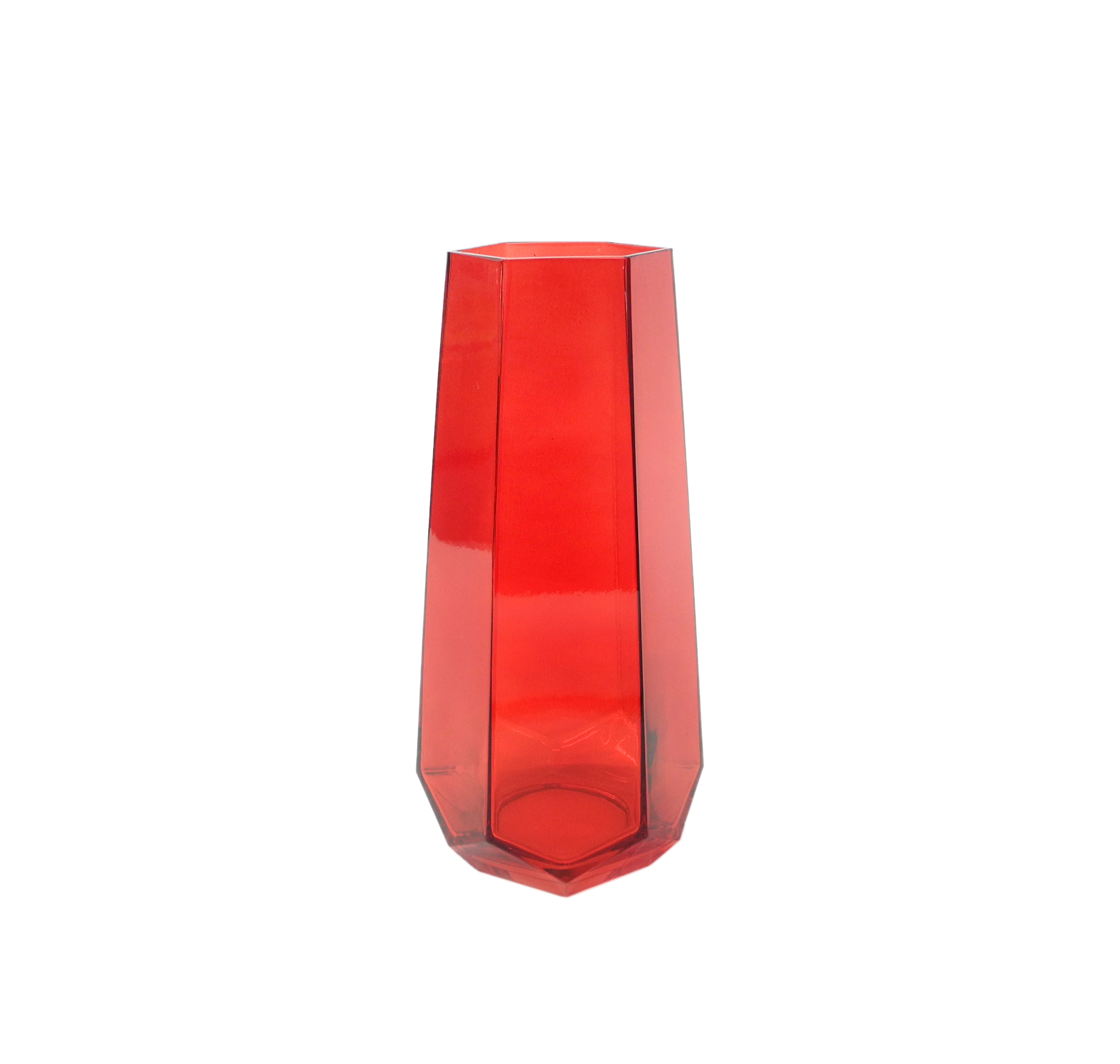 Pink Geometric Glass Vase YD-ND-154