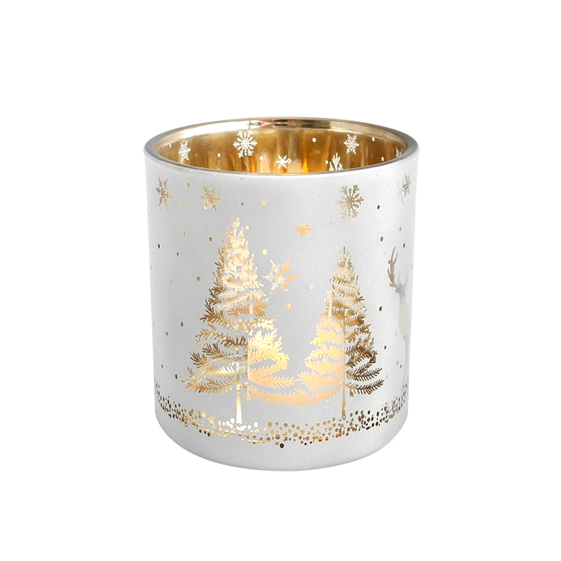 Gold Christmas Candle Holder & Wax Bottle YD-HDWC-036 