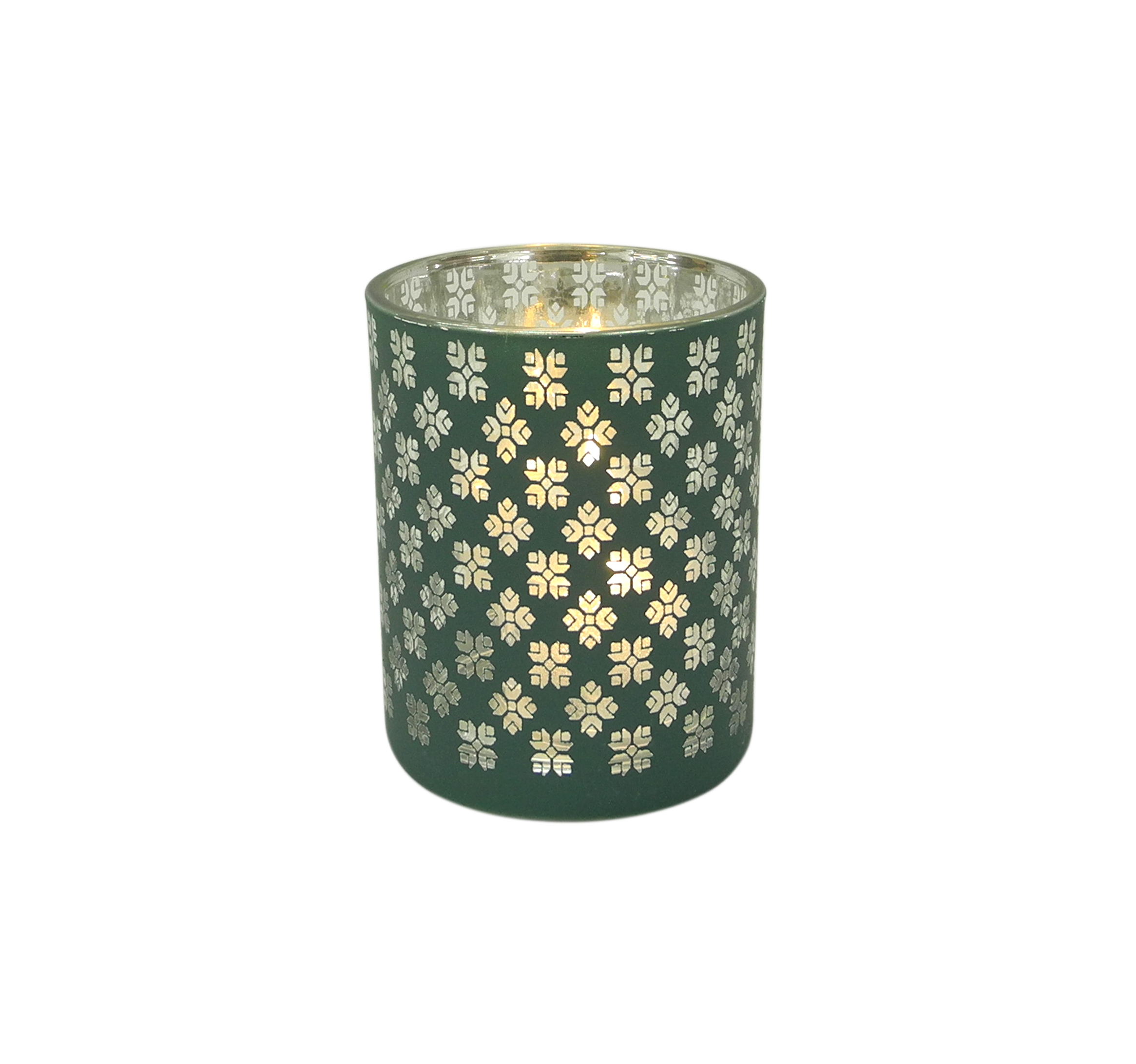 Green Christmas Candle Holder & Wax Bottle YD-HDWC-125