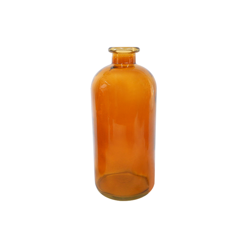 Yellow Transparent Glass Container YD-TDH-009
