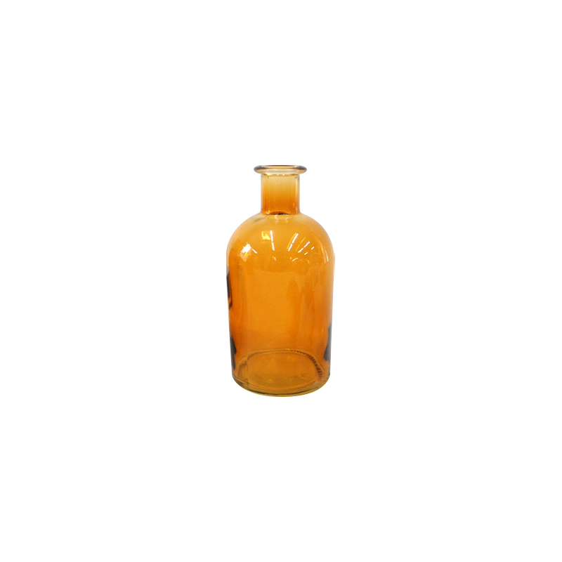 Yellow Transparent Glass Container YD-TDH-009