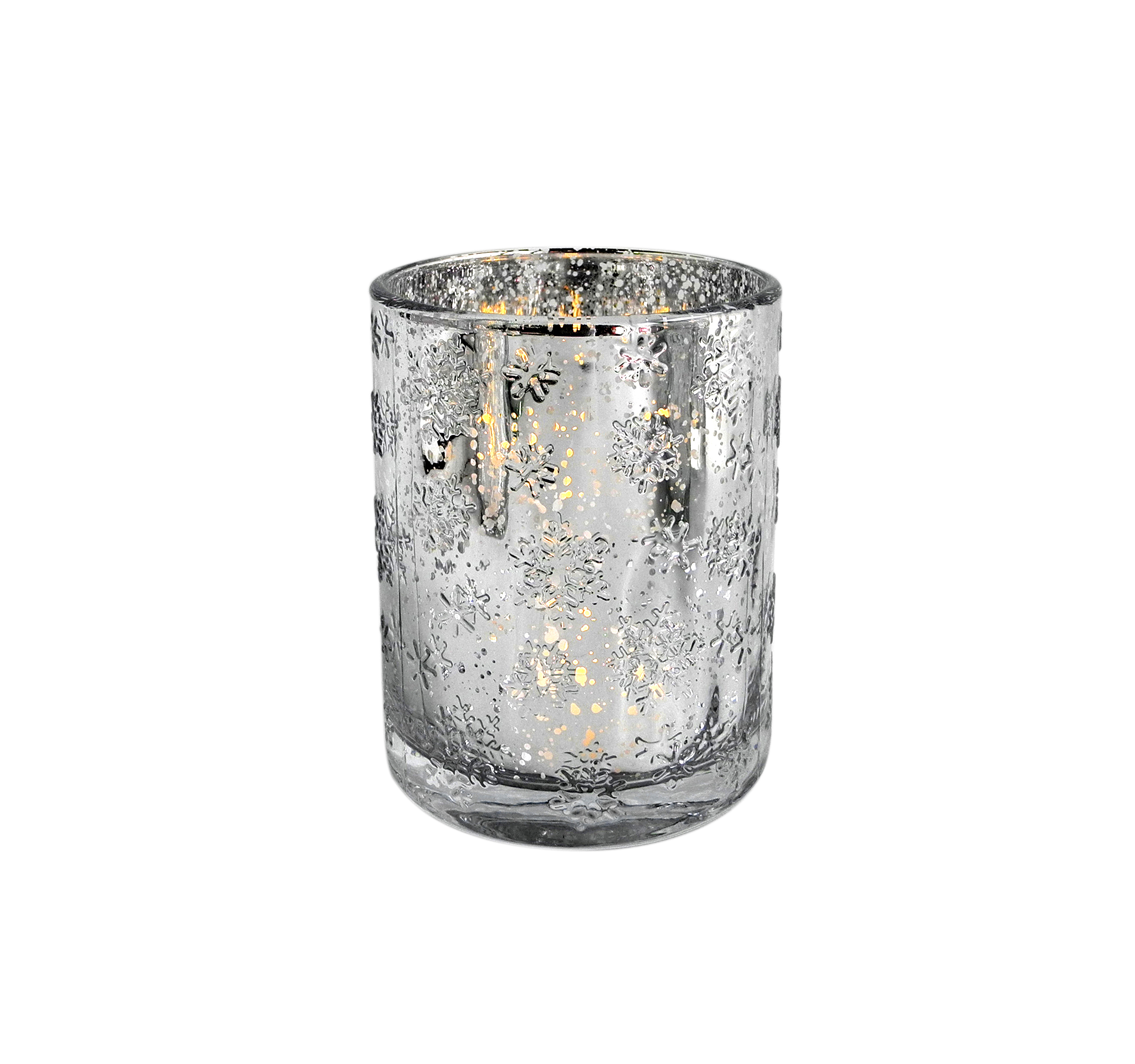 Yorklsun Glassware Yellow Christmas Candle Holder & Wax Bottle YD-HDWC-039