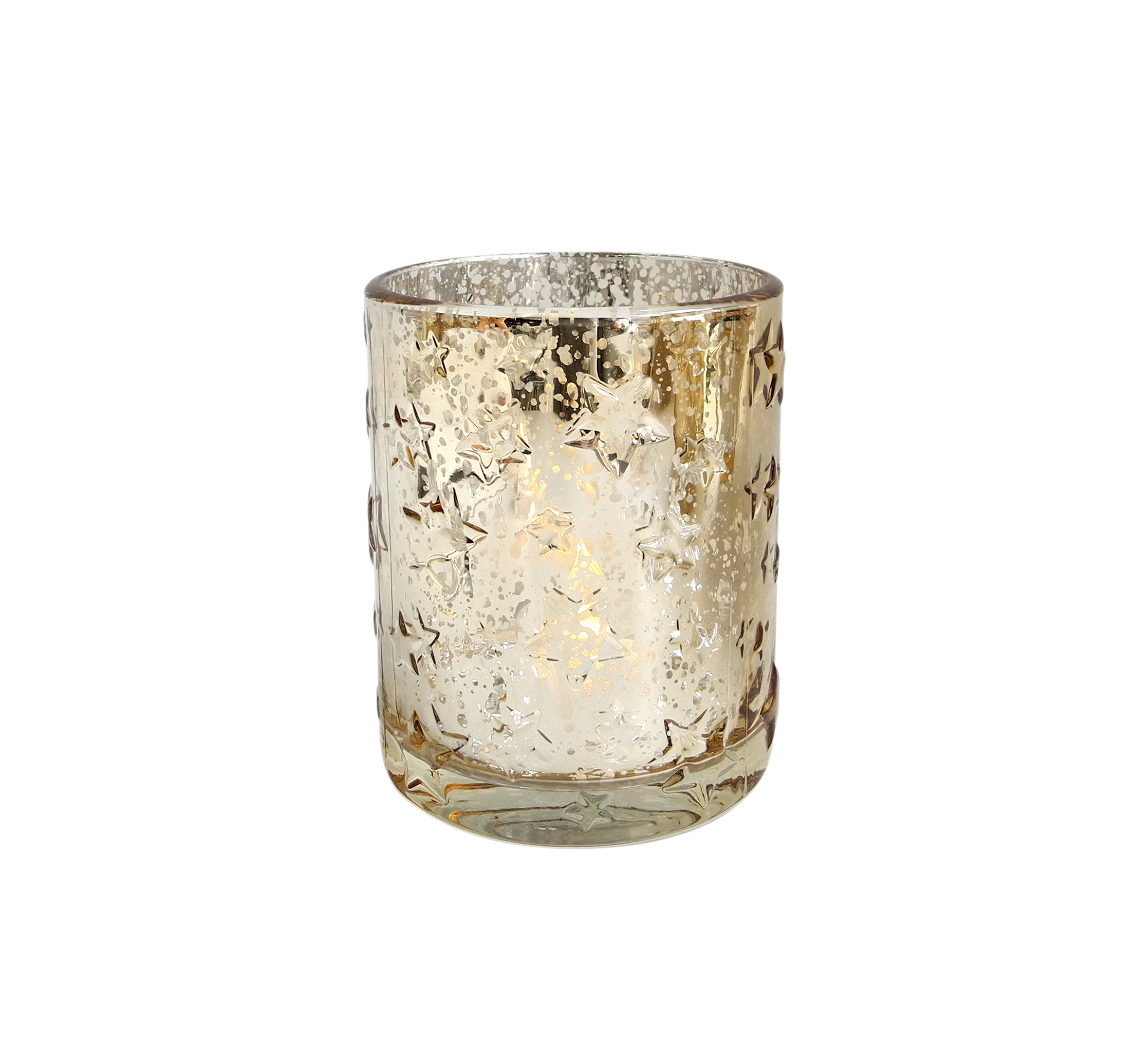 Yorklsun Glassware Dark Green Christmas Candle Holder & Wax Bottle YD-ND-137