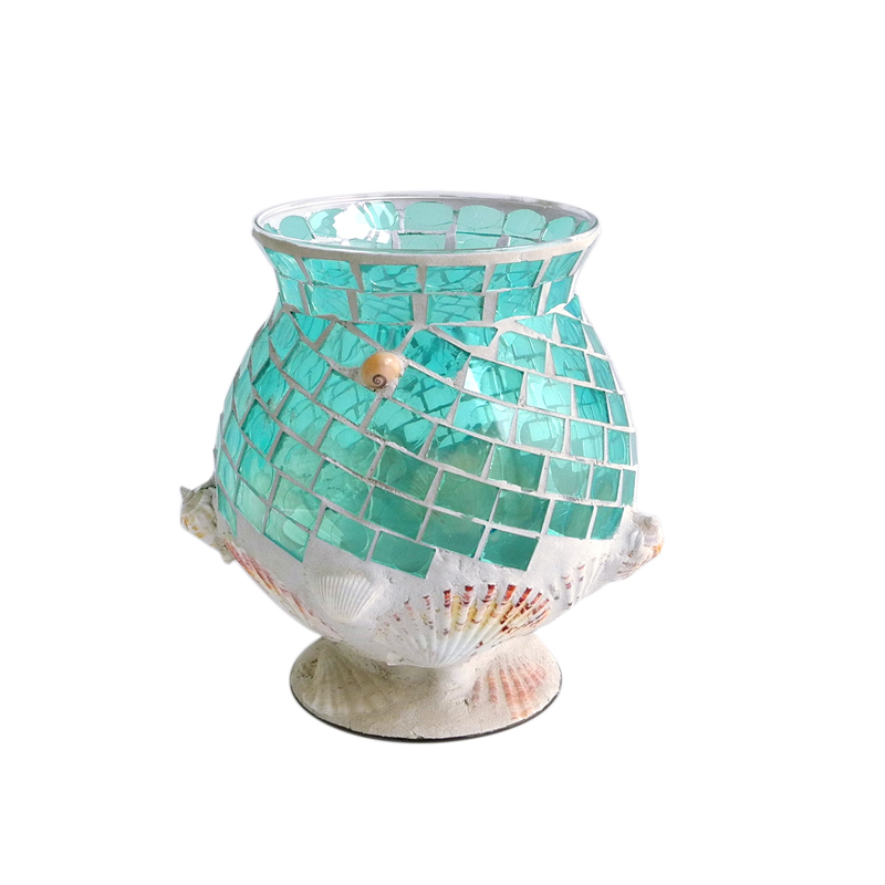 Shell Base Glass Vases YD-OBS-029