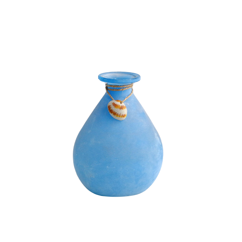 Alien Blue Glass Vases YD-OBS-041