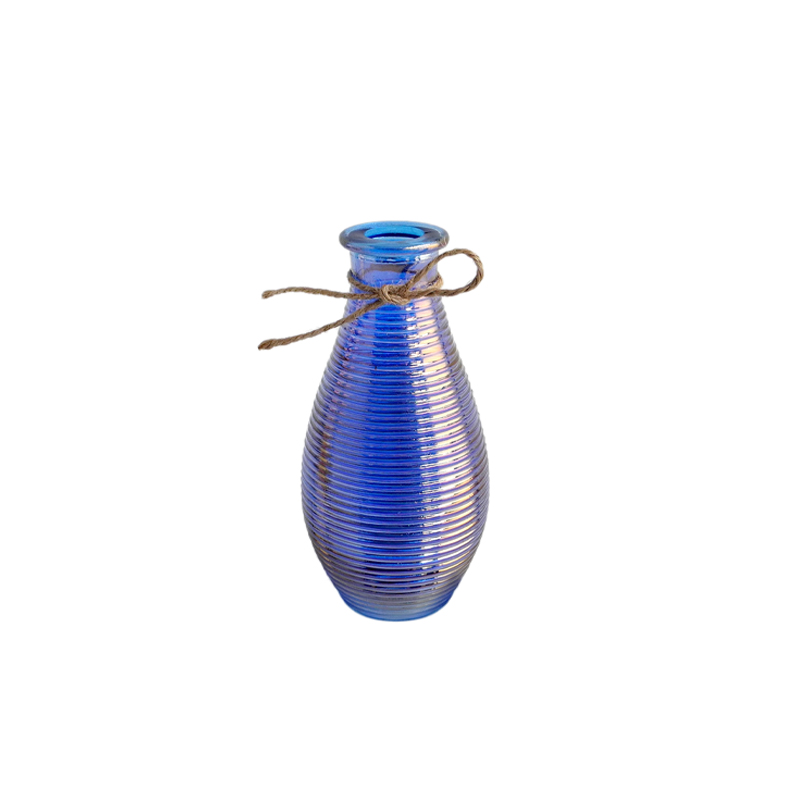 Blue Pattern Glass Vases YD-OBS-024