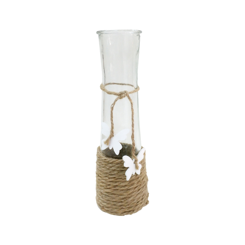 Colorful Hemp Rope Glass Bottle YD-ACC-027