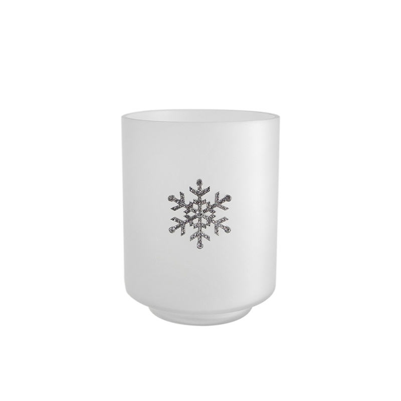 Frosted Snow Glass Wax Bottle YD-CX-045