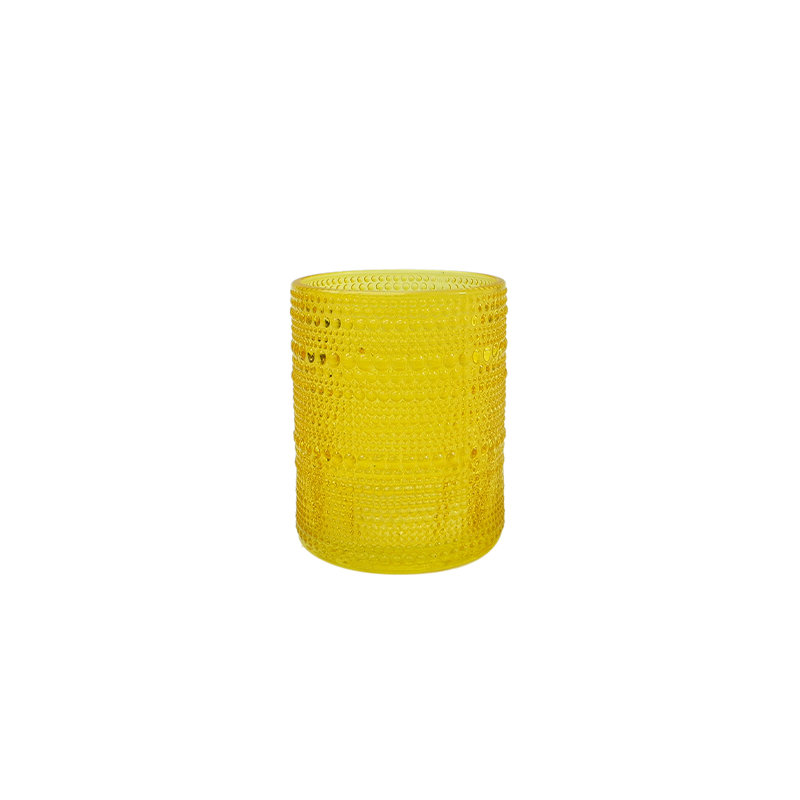 Yellow Candle Holder & Wax Bottle YD-HDWC-160