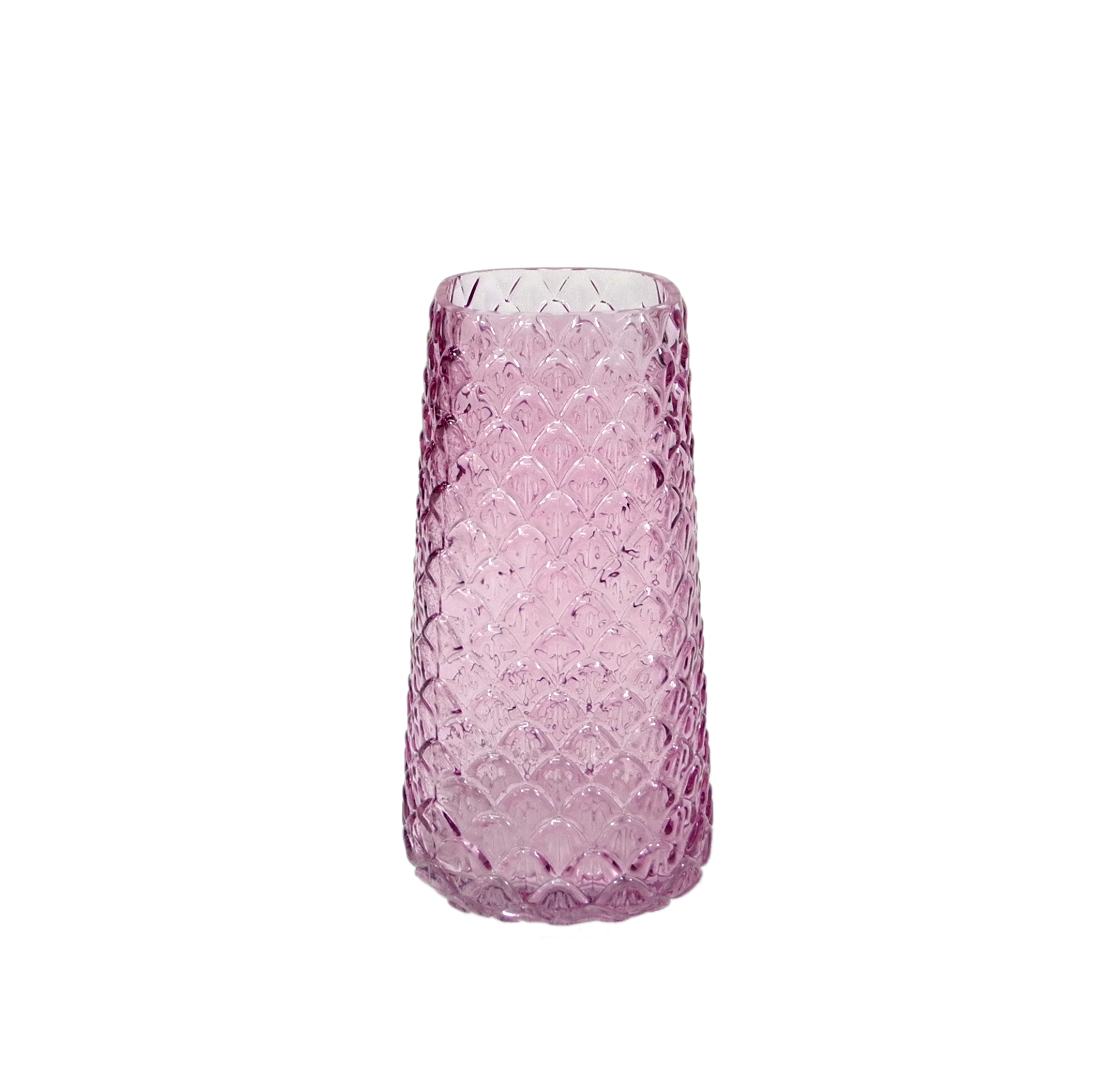 Relief Pattern Glass Vase YD-ND-167