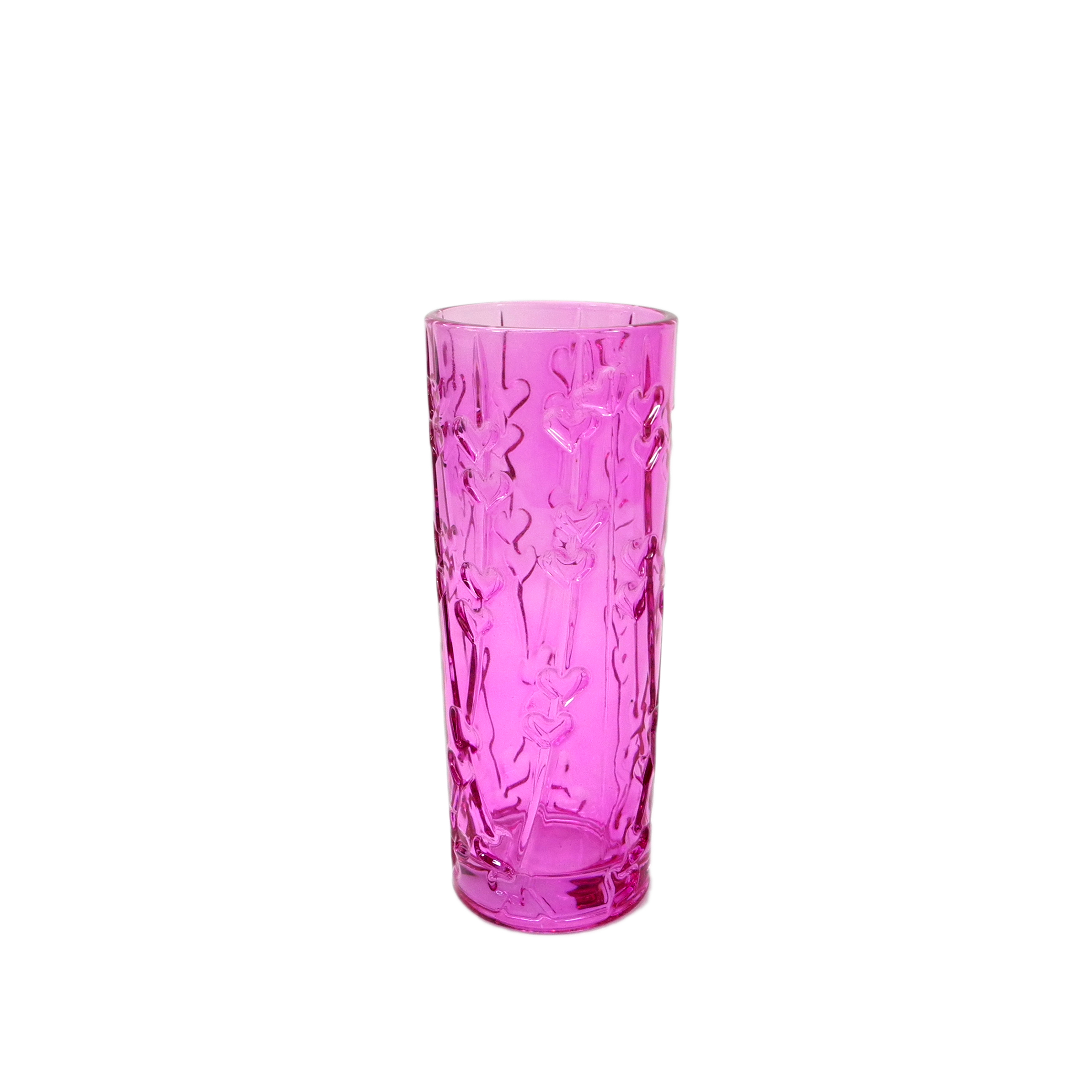 Red Shaped Glass Vase YD-ND-157