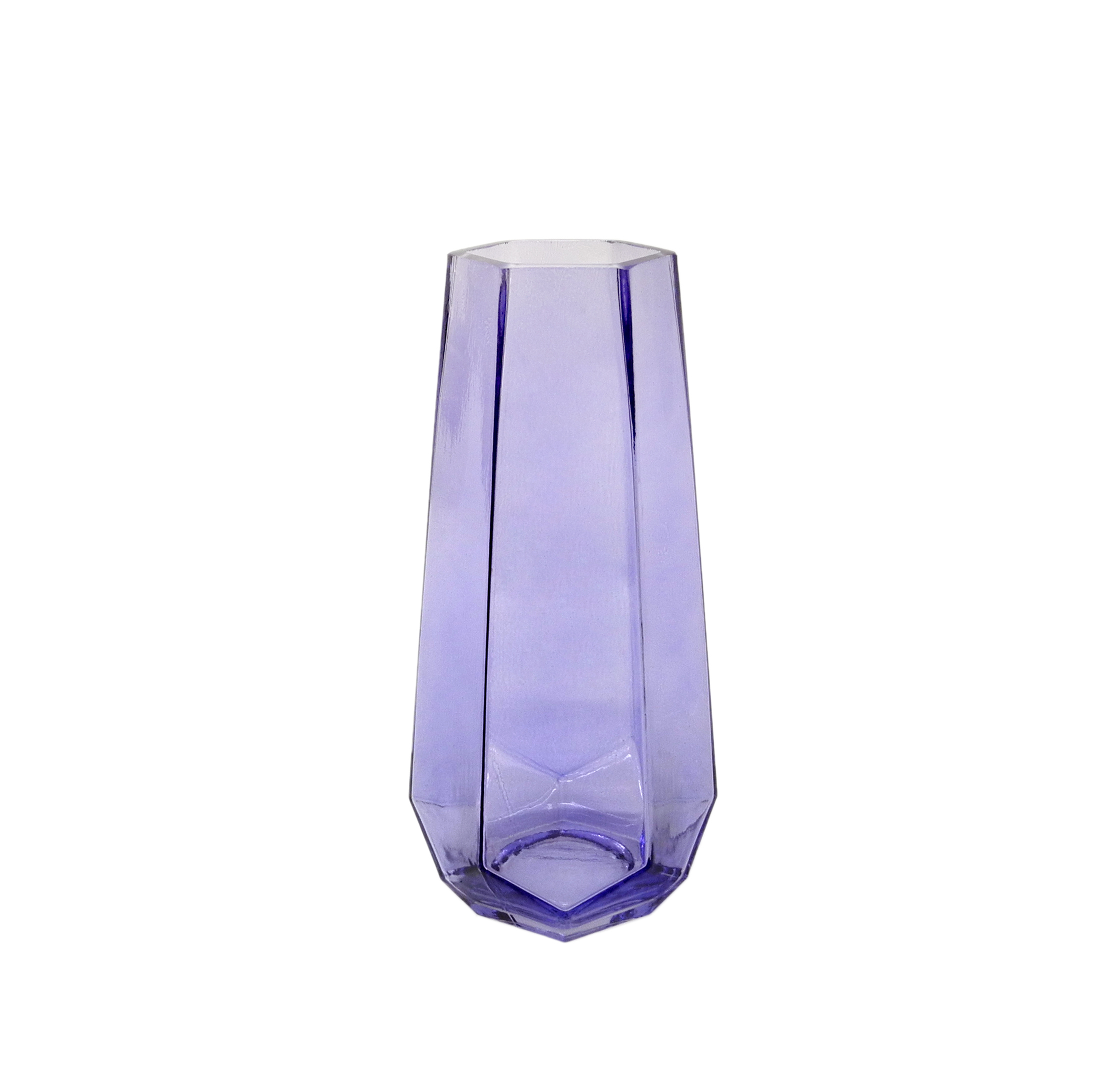 Pink Geometric Glass Vase YD-ND-165