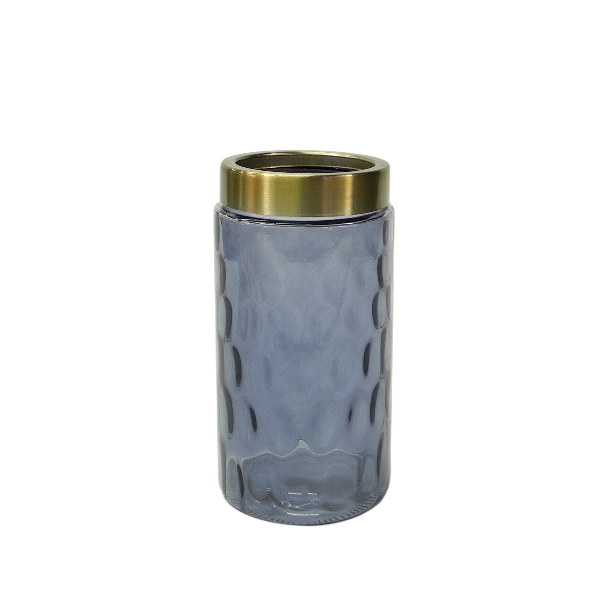 Metal Edge Glass Vase YD-CGV-072