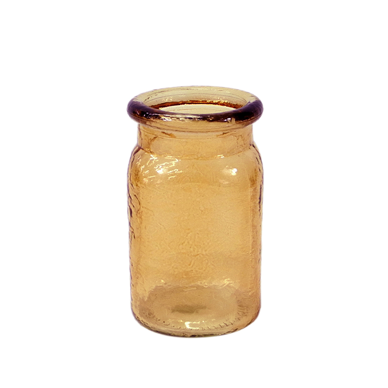 Metal Edge Glass Vase YD-CGV-073