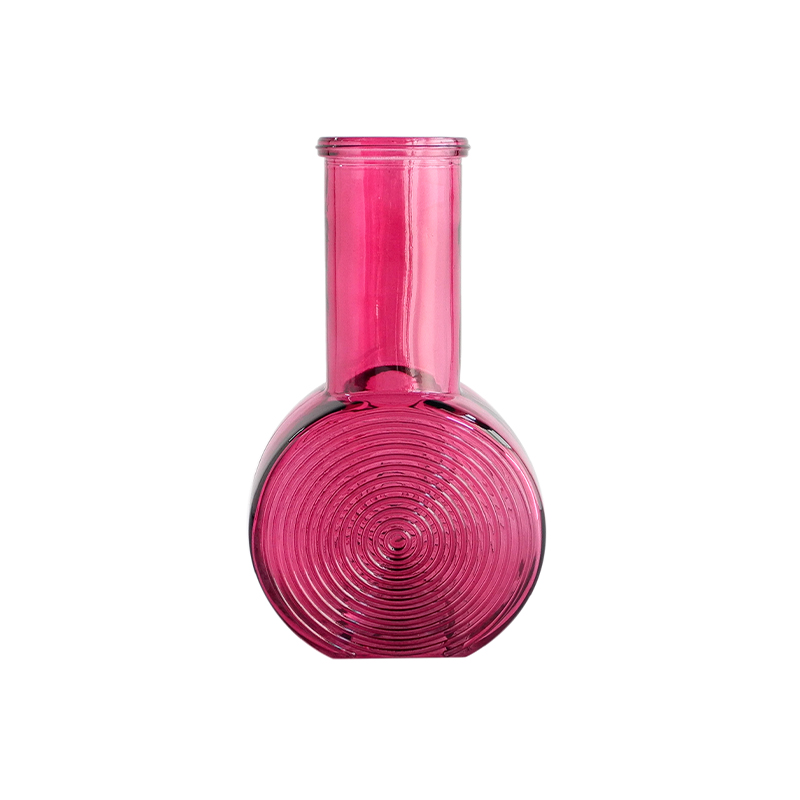 Deep Pink Glass Vase YD-CGV-025