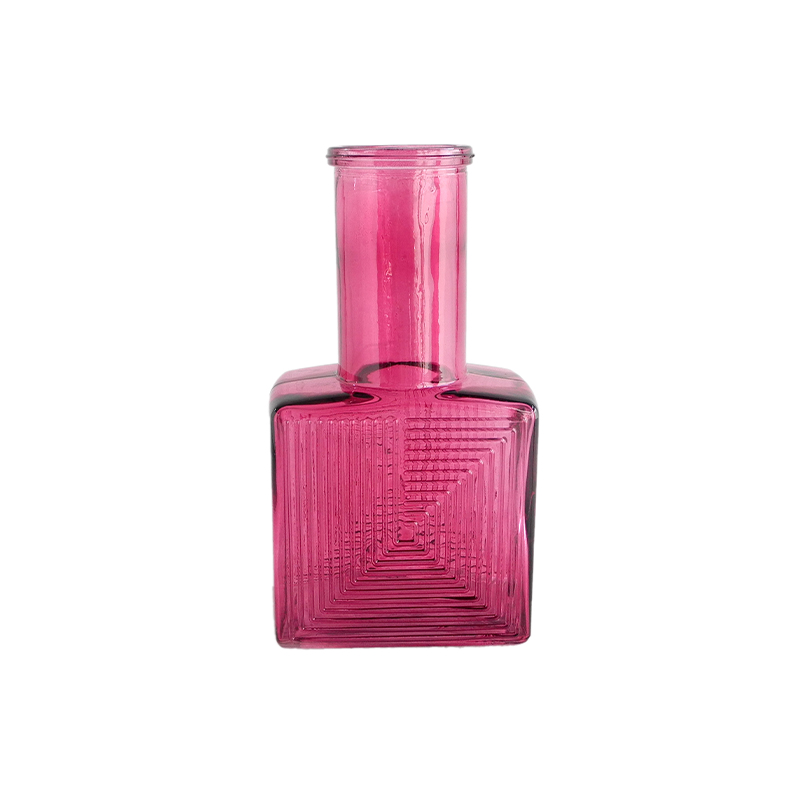 Deep Pink Glass Vase YD-CGV-025
