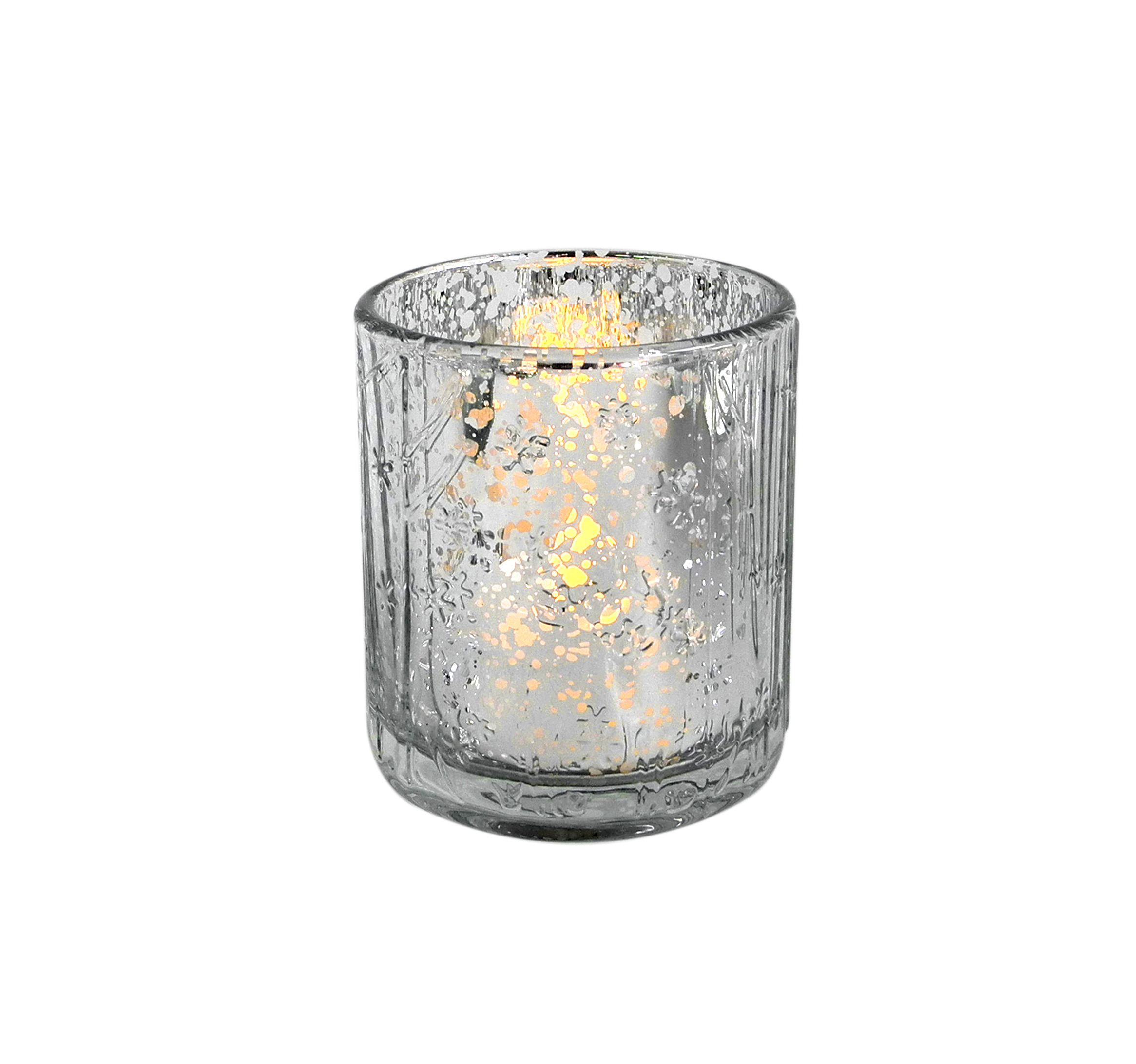 Yorklsun Glassware Yellow Christmas Candle Holder & Wax Bottle YD-HDWC-039