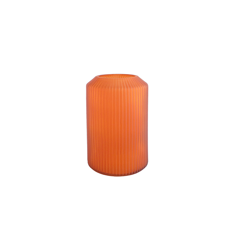 Orange Stripes Glass Vases YD-ND-113
