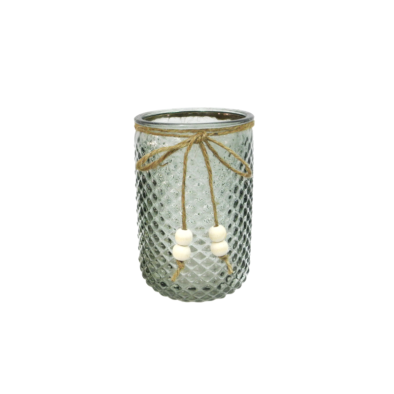 Maple Grey Glass Vase YD-TDH-006