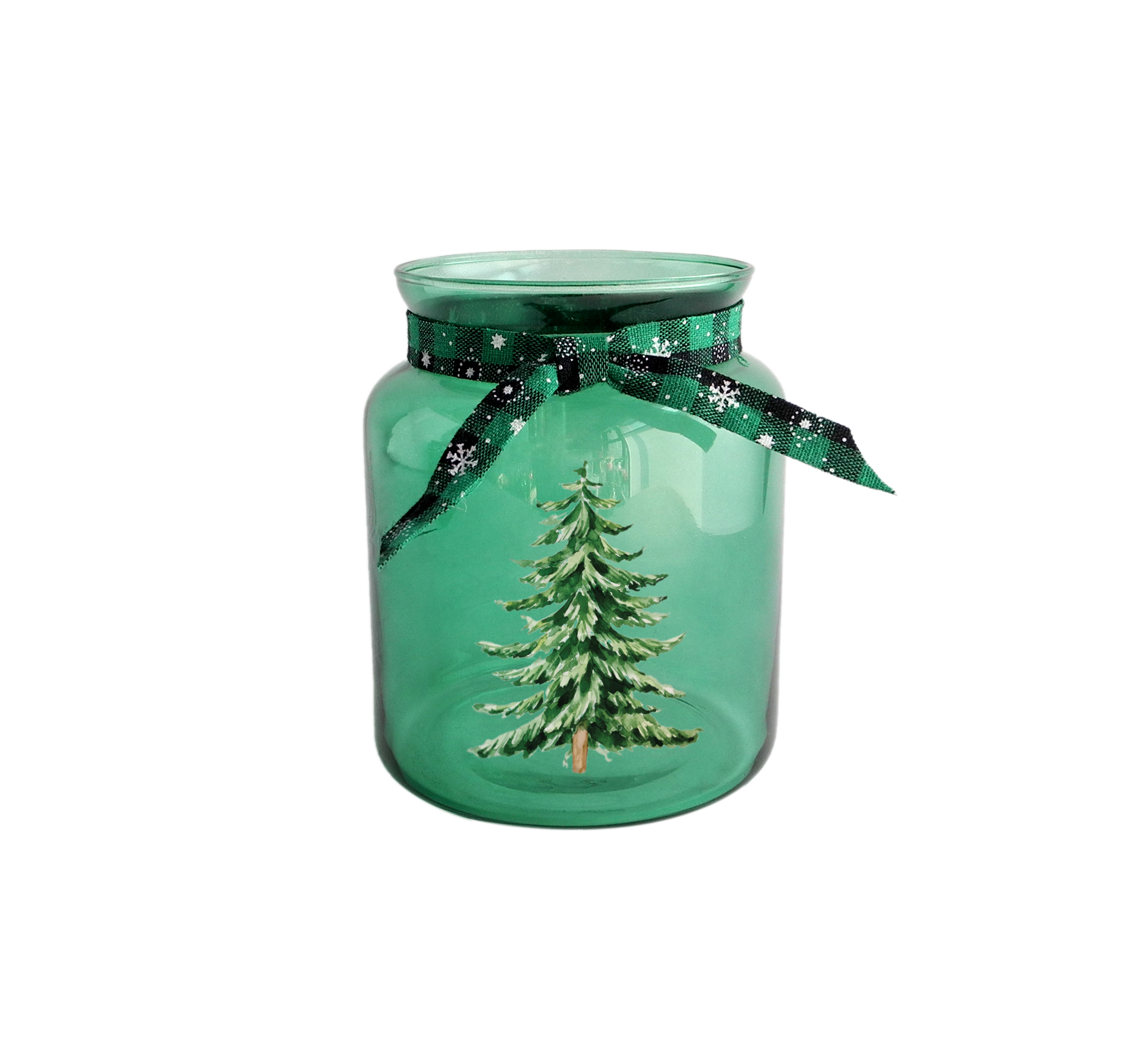 Green Christmas Candle Holder YD-ND-185