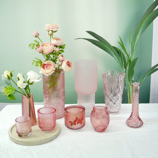 Pink Spring & Summer Collection Glass Vases YD-SS-008