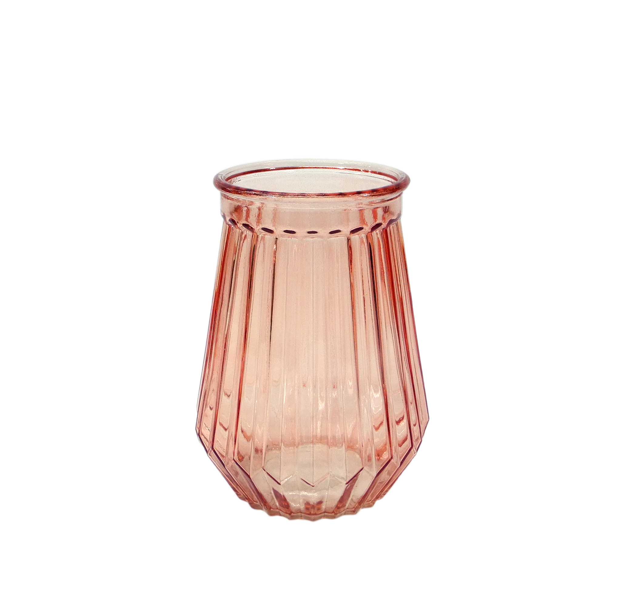 Blue prismatic Glass Vase YD-ND-164