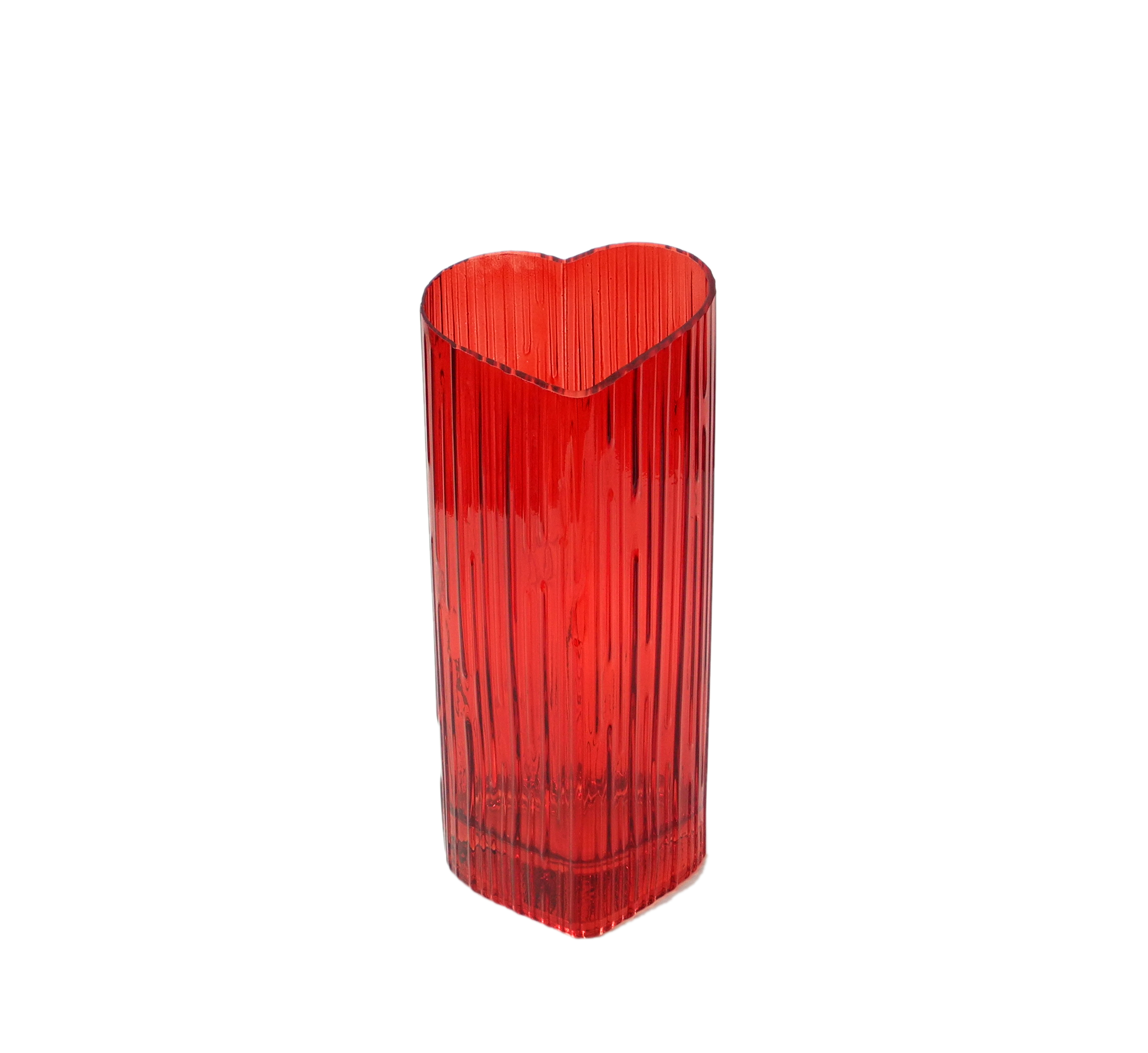 Heart Shaped Glass Vase YD-ND-155