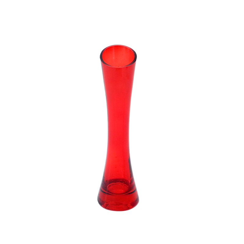 Red Glass Vase YD-CGV-098
