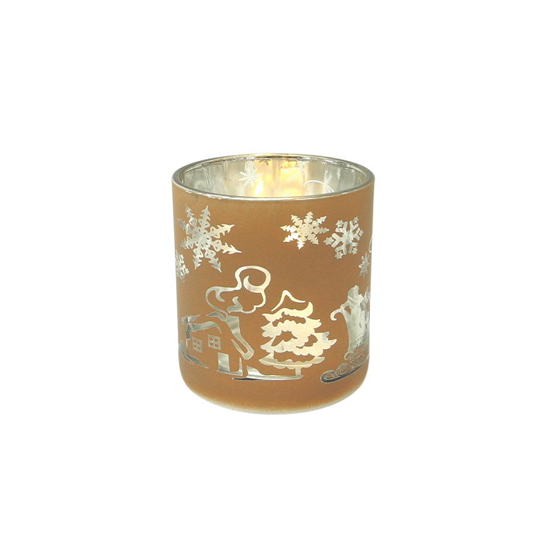 Brown Christmas Candle Holder & Wax Bottle Brown Christmas Candle Holder & Wax Bottle YD-CX-021